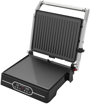 Электрогриль Supra GS-7410 черный/серебристый - купить недорого с доставкой в интернет-магазине