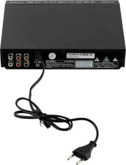 Плеер DVD Hyundai H-DVD200 черный Караоке ПДУ - купить недорого с доставкой в интернет-магазине