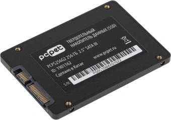 Накопитель SSD PC Pet SATA-III 256GB PCPS256G2 2.5" OEM - купить недорого с доставкой в интернет-магазине