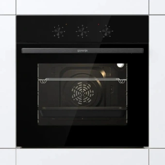 Духовой шкаф Электрический Gorenje BO6725E02NBG черный - купить недорого с доставкой в интернет-магазине