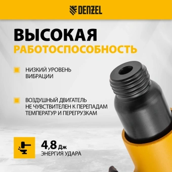 Пистолет гвоздезабивной Denzel НР4500 113л/мин желтый/черный - купить недорого с доставкой в интернет-магазине