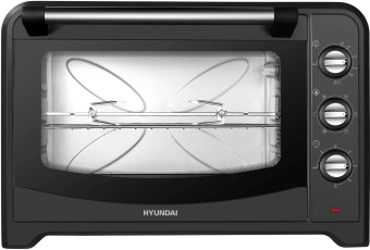 Мини-печь Hyundai MIO-HY106 60л. 2200Вт черный - купить недорого с доставкой в интернет-магазине