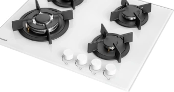 Газовая варочная поверхность Weissgauff HGG 640 WGW белый - купить недорого с доставкой в интернет-магазине