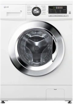Стиральная машина LG Mega 2 Refresh F1096ND3 класс: A загр.фронтальная макс.:6кг белый инвертер - купить недорого с доставкой в интернет-магазине