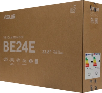 Монитор Asus 23.8" Business BE24EQK черный IPS LED 4ms 16:9 HDMI M/M Cam матовая 300cd 178гр/178гр 1920x1080 76Hz VGA DP FHD 4.6кг - купить недорого с доставкой в интернет-магазине