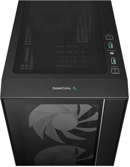 Корпус Deepcool Matrexx 55 V4 черный без БП E-ATX 2xUSB2.0 1xUSB3.0 audio bott PSU - купить недорого с доставкой в интернет-магазине