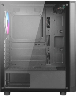Корпус Azza Spectra черный без БП ATX 7x120mm 2x140mm 2xUSB2.0 1xUSB3.0 audio bott PSU - купить недорого с доставкой в интернет-магазине