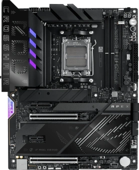 Материнская плата Asus ROG CROSSHAIR X870E APEX SocketAM5 AMD X870E 2xDDR5 ATX AC`97 8ch(7.1) 5Gigabit RAID - купить недорого с доставкой в интернет-магазине