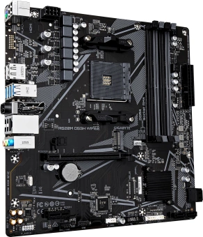 Материнская плата Gigabyte A520M DS3H WF6E Soc-AM4 AMD A520 4xDDR4 mATX AC`97 8ch(7.1) GbLAN RAID+HDMI+DP - купить недорого с доставкой в интернет-магазине
