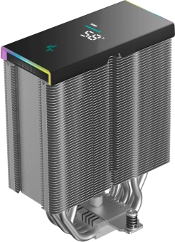 Устройство охлаждения(кулер) Deepcool AK500S Digital SE ARGB Soc-AM5/AM4/1200/1700/1851 черный 4-pin 28dB Al+Cu LCD 240W 864gr Ret (R-AK500S-BKADMN-GJD) - купить недорого с доставкой в интернет-магазине