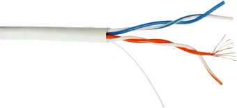 Кабель информационный Lanmaster TWT-5EUTP2PT-WH кат.5E UTP 2 пары 24AWG PVC внутренний 305м белый - купить недорого с доставкой в интернет-магазине