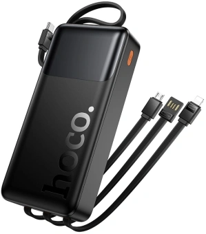 Мобильный аккумулятор Hoco J156A Founder 20000mAh 22.5W 3A черный (62284) - купить недорого с доставкой в интернет-магазине
