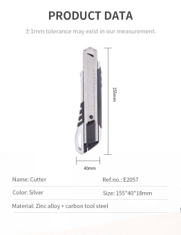 Нож канцелярский Deli E2057 шир.лез.18мм сталь серый/черный блистер - цена, купить или заказать с доставкой в интернет-магазине Нож канцелярский Deli E2057 шир.лез.18мм сталь серый/черный блистер - купить недорого с доставкой в интернет-магазине