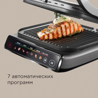 Электрогриль Редмонд SteakMaster GM300 2100Вт серый - купить недорого с доставкой в интернет-магазине