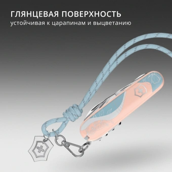 Нож перочинный Victorinox Companion Paris Style (1.3909.E221) 91мм 16функц. розовый подар.коробка в комплекте: шнурок на шею - купить недорого с доставкой в интернет-магазине