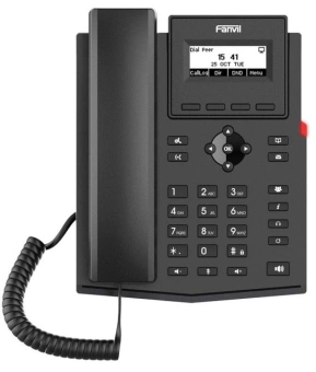 Телефон IP Fanvil X301W черный - купить недорого с доставкой в интернет-магазине