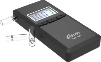Алкотестер Ritmix RAT-600 электрохимический черный - купить недорого с доставкой в интернет-магазине