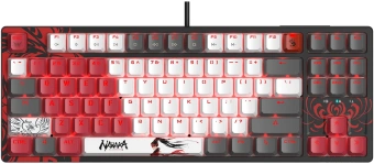 Клавиатура A4Tech Bloody S87 Naraka механическая черный/красный USB for gamer LED (S87 NARAKA) - купить недорого с доставкой в интернет-магазине