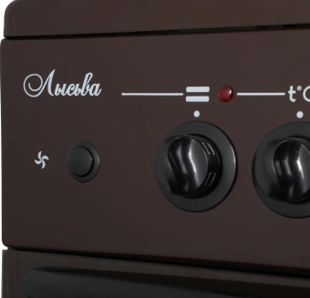 Плита Электрическая Лысьва EF4004MK00 коричневый стеклокерамика (без крышки) - купить недорого с доставкой в интернет-магазине