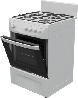 Плита Газовая Darina C 1001 W белый/черный (без крышки) реш.сталь - купить недорого с доставкой в интернет-магазине