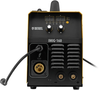 Сварочный полуавтомат Denzel IMIG-160 Synergy инвертор ММА/TIG MIG/MAG 4.5кВт - купить недорого с доставкой в интернет-магазине