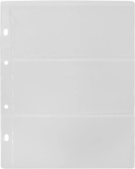 Файлы Silwerhof Create пвх 150мкм (упак.:5шт)для купюр (3 ячейки) - купить недорого с доставкой в интернет-магазине