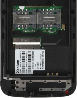 Мобильный телефон Xenium X175 черный моноблок 2Sim 1.77" 128x160 Nucleus GSM900/1800 MP3 FM - купить недорого с доставкой в интернет-магазине