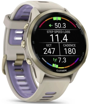 Смарт-часы Garmin Forerunner 970 47мм 1.4" AMOLED корп.серый рем.серый/синий (010-02969-12) - купить недорого с доставкой в интернет-магазине