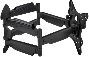 Кронштейн для телевизора Arm Media COBRA-45 new черный 22"-65" макс.45кг настенный поворотно-выдвижной и наклонный - купить недорого с доставкой в интернет-магазине