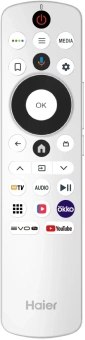 Телевизор LED Haier 65" 65 MiniLED M4 Frameless серебристый 4K Ultra HD 60Hz MEMC DVB-T DVB-T2 DVB-C DVB-S2 USB WiFi Smart TV - купить недорого с доставкой в интернет-магазине