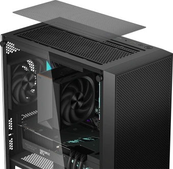 Корпус PcCooler C3B310 BK черный без БП mATX 8x120mm 4x140mm 2xUSB3.0 audio bott PSU - купить недорого с доставкой в интернет-магазине