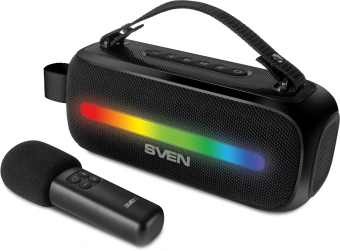 Колонка порт. Sven PS-255 черный 12W 2.0 BT 3600mAh (SV-022563) - купить недорого с доставкой в интернет-магазине