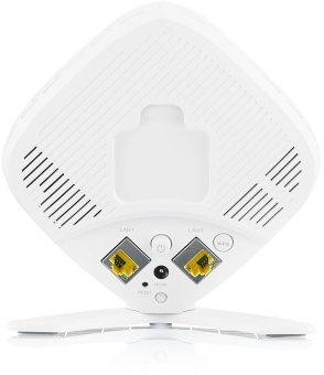 Повторитель беспроводного сигнала Zyxel WX3100-T0 (WX3100-T0-EU01V2F) AX1800 10/100/1000BASE-TX белый - купить недорого с доставкой в интернет-магазине