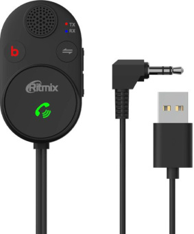 Автомобильный FM-модулятор Ritmix BTR-200 черный BT USB (80002461) - купить недорого с доставкой в интернет-магазине