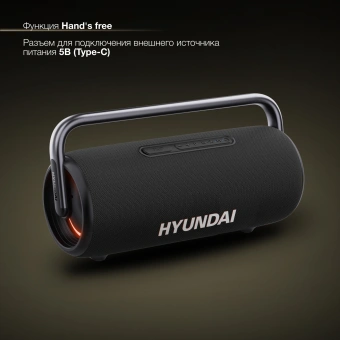 Колонка порт. Hyundai Select H-PS1029 черный 220W 2.1 BT 10м 4800mAh - купить недорого с доставкой в интернет-магазине