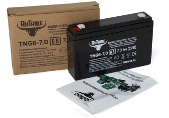 Батарея для ИБП Rutrike TNG6-7,0 6В 7Ач - купить недорого с доставкой в интернет-магазине