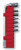 Набор бит для ножей/мультитулов Victorinox 3.0303 красный - купить недорого с доставкой в интернет-магазине