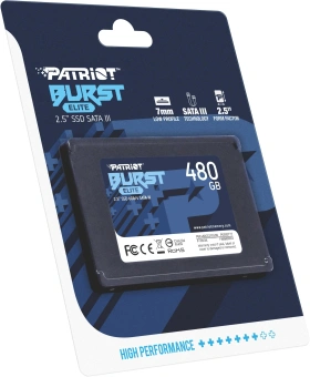 Накопитель SSD Patriot SATA-III 480GB PBE480GS25SSDR Burst Elite 2.5" - купить недорого с доставкой в интернет-магазине