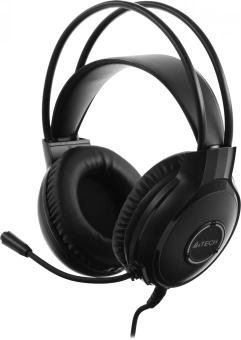 Наушники с микрофоном A4Tech Fstyler FH300U черный 2м мониторные USB оголовье (FH300U BLACK) - купить недорого с доставкой в интернет-магазине