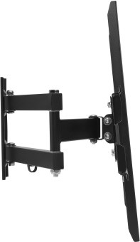 Кронштейн для телевизора Buro MF2 черный 32"-70" макс.35кг настенный поворотно-выдвижной и наклонный - купить недорого с доставкой в интернет-магазине