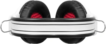 Наушники с микрофоном Оклик HS-G300 ARMAGEDDON белый/черный 2.2м мониторные оголовье (361558) - купить недорого с доставкой в интернет-магазине