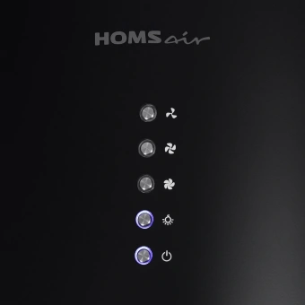 Вытяжка каминная HomsAir ART 1050IS 35 черный управление: кнопочное (1 мотор) - купить недорого с доставкой в интернет-магазине
