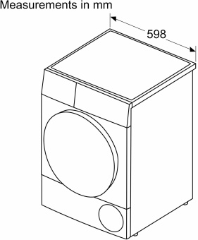 Сушильная машина Bosch Serie 8 WQB245B0ME пан.англ. кл.энер.:A+++ макс.загр.:9кг белый - купить недорого с доставкой в интернет-магазине