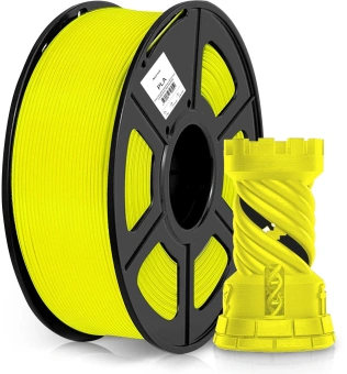 Пластик для принтера 3D Cactus CS-3D-PLA-1KG-YELLOW PLA d1.75мм 1кг L326м 1цв. - купить недорого с доставкой в интернет-магазине