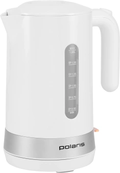 Чайник электрический Polaris PWK 1803C 1.8л. 2200Вт белый корпус: пластик - купить недорого с доставкой в интернет-магазине