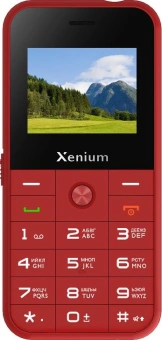 Мобильный телефон Xenium X718 красный моноблок 2Sim 1.77" 128x160 Spreadtrum ThreadX RTOS 0.3Mpix GSM900/1800 MP3 - купить недорого с доставкой в интернет-магазине