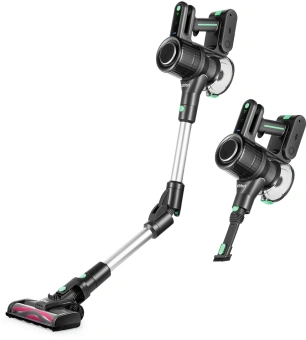 Пылесос ручной Kitfort КТ-5168 150Вт зеленый/черный (в компл.:1мешок) - купить недорого с доставкой в интернет-магазине