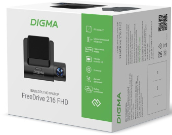 Видеорегистратор Digma FreeDrive 212 NIGHT FHD черный 2Mpix 1080x1920 1080p 160гр. JL5601 - купить недорого с доставкой в интернет-магазине