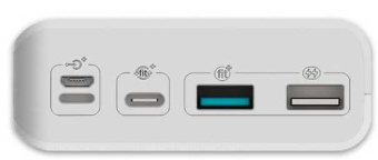 Мобильный аккумулятор Romoss Sense 8P+ 30000mAh QC3.0 18W 3A 2xUSB-A/USB-C белый - купить недорого с доставкой в интернет-магазине