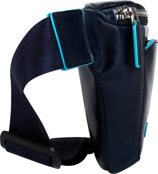 Сумка поясная Piquadro Blue Square CA2174B2/BLU2 синяя натур.кожа - купить недорого с доставкой в интернет-магазине